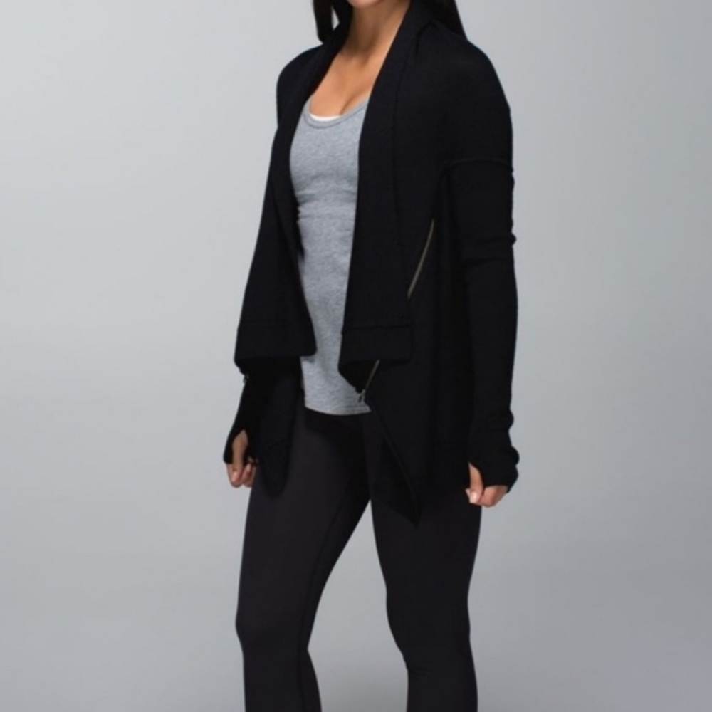 Lululemon wrap up merino wool sweater